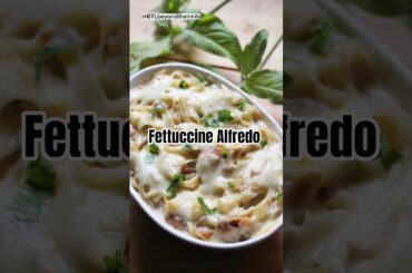 Creamy Alfredo pasta #shorts #youtubeshorts #recipe