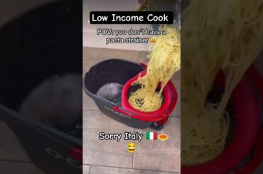 #pov #poor #italy #italianfood #chef #cooking #lowincome #budget #skit  #budgetfriendly #prank #like