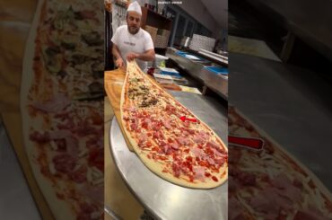 The World's Largest Pizza Delivery Challenge #shortvideo