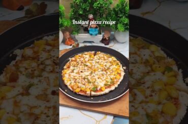 instant pizza recipe #trending pizza recipe #recipe #shorts #viral