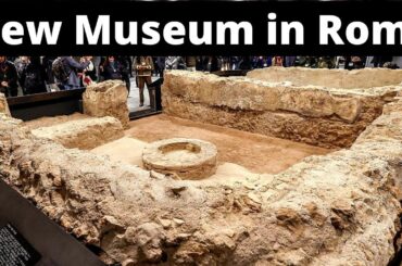 Rome Italy, New Archaeological site in Rome