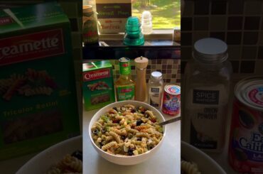 TriColored Italian Salad #italiansalad #shorts #veggies #mealprep #noodlesalad #veg #vegetablesalad