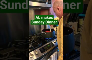AL Makes Sunday Dinner #porkribs #marinara #pasta #italiancooking #Italian #husbandwife #chef