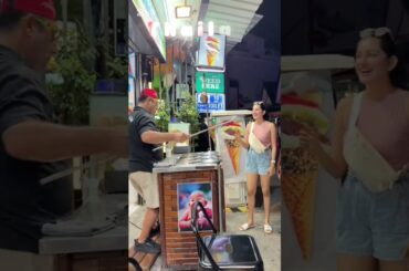 Turkey magic ice cream in pattaya #thailand #usa #funny #funnyshorts #piyumaliedirisinghe #love #hit