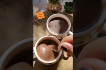 Italian Hot Chocolate recipe in just 5 min | #shorts #ashortaday #hotchocolate #recipe #christmas