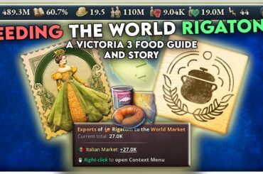 How to Control The World's Food Market | Victoria 3 Italy GIGACHAD Guide and Story
