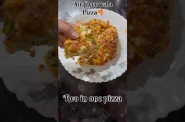 How To Make Pizza In Air Fryer | Pizza Recipe In Air Fryer #shorts #viral #youtubeshorts