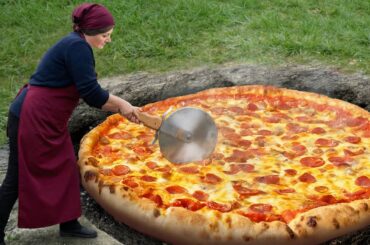 We Made The Biggest Village Pizza In Faraway Mountains