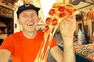I’m Hunting The Best Italian Pizza & Street Food in Sicily