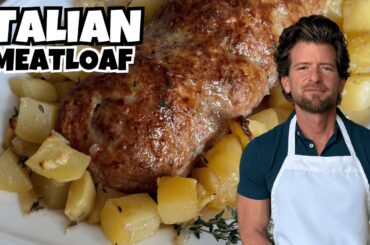 How to Make the Juiciest Italian Meatloaf (Polpettone & Potatoes)