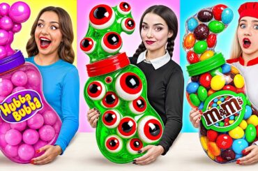 Wednesday vs Grandma Cooking Challenge | Amazing Cooking Hacks by Multi DO Challenge