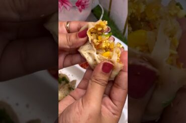 Food challenge:Eating only Winter special street food |#food #foodchallenge #foodie #momos