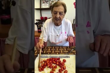 Il pesto coi pomodorini#NonnaSilvi #Ricette #Nonna #CucinaItaliana #Dolci