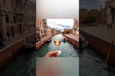 take me back to Venice,Italy!#venice#italy#travel#gondolas#wine