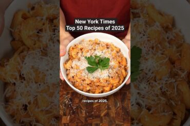 Cooking Every Recipe on the NYT Top 50 List of 2025 | Creamy, Spicy Weeknight Bolognese #recipe