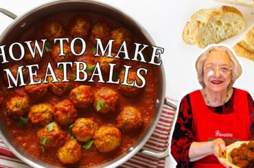 Meatballs | Kitchen on the Cliff with Giovanna Bellia LaMarca