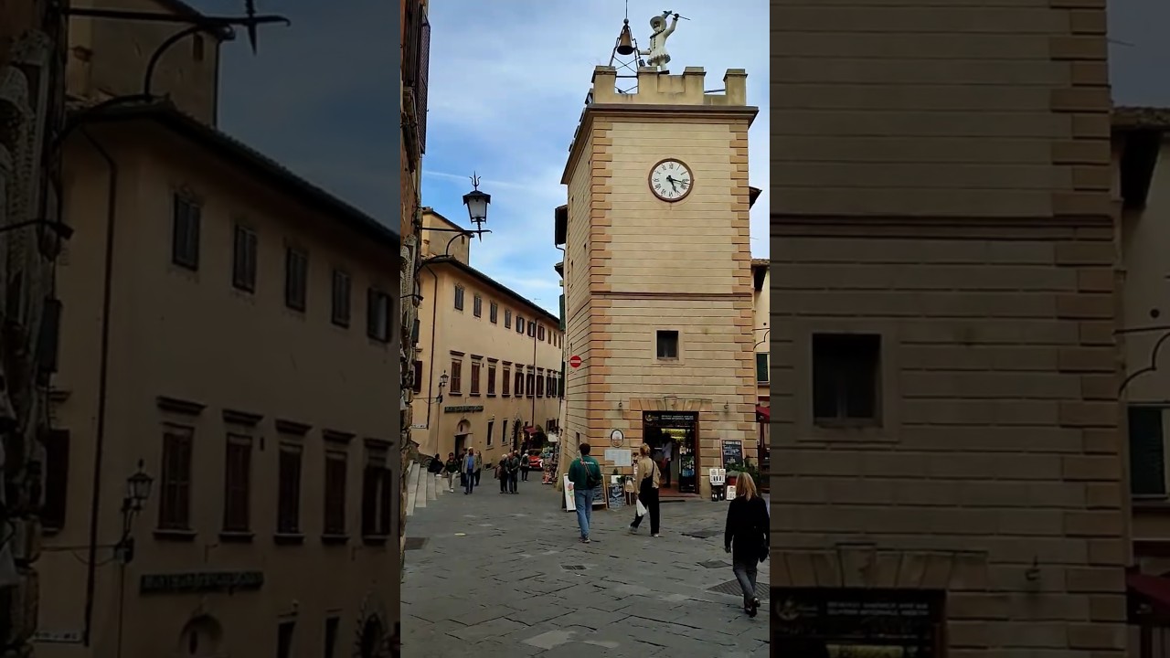Montepulciano walled and gated medieval “16th-century jewel” hill top town within Tuscany, Italy. Montepulciano walled and gated medieval "16th-century jewel" hill top town within Tuscany, Italy.