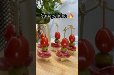 Easy Party Skewers Appetizer Recipes in 5 Min! Perfect Finger Food Idea! #appetizer #snack #canapes
