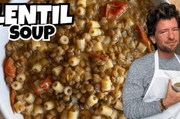 How to Cook Pasta with Lentils: Authentic Italian Lentil Soup (One Pot)
