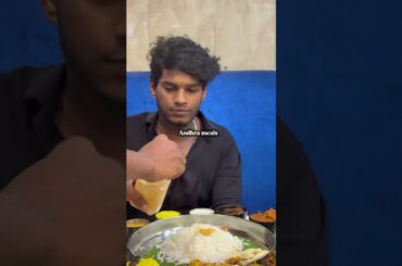 Special andhra meals  #lifestyle #foodie #foodiesrestaurant #food #restaurantreview #streetfood