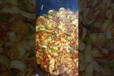 Macaroni pasta Desi style #macaroni #shorts #food #pasta #recipe #shortsfeed #cooking #shortvideo