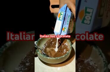 Italian Hot Chocolate for New Year eve. #cookingwithfrancoandmarta#hotchocolate#