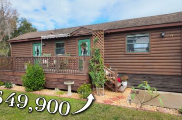 Charming cabin tiny home used to be at Disney; now their full time home!