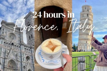 Florence Vlog: Italian restaurants, cafes, & explore the beautiful city of Pisa