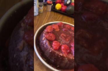 Lilly’s Lab-Can you guess what kind of cake this is? #food #cookingchannel #cake #heart #strawberry