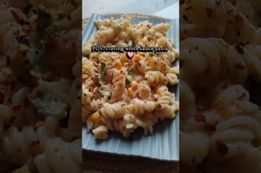 White sauce pasta #cooking #pastarecipe #recipe #shortsfeed #shortsviral #shorts #ytshort #trending