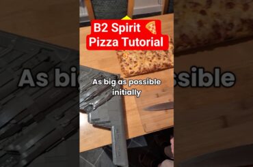 B2 Spirit Pizza Stealth Bomber Tutorial