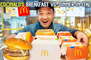 What McDonald’s is REALLY Like in Italy (SHOCKING Menu Items!)