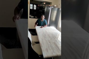 Royaloak Milan Italian Marble Dining Table Four Seater | Customer Review & Feedback