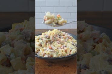 Creamy Ham and Cheese Macaroni Salad #food #fyp #panlasangpinoy