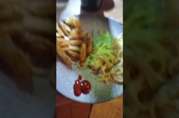YUMMY #MOZZERELA#FRENCHFRIES #lunch#spaghetti