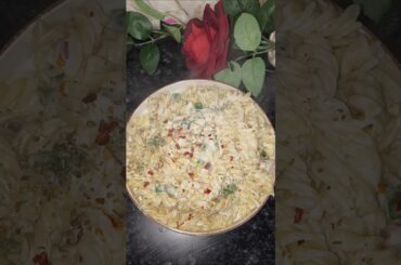Cafe Style White Sauce Pasta Recipe #Shorts #trending #trendingshorts #ytshorts #youtubeshorts #food