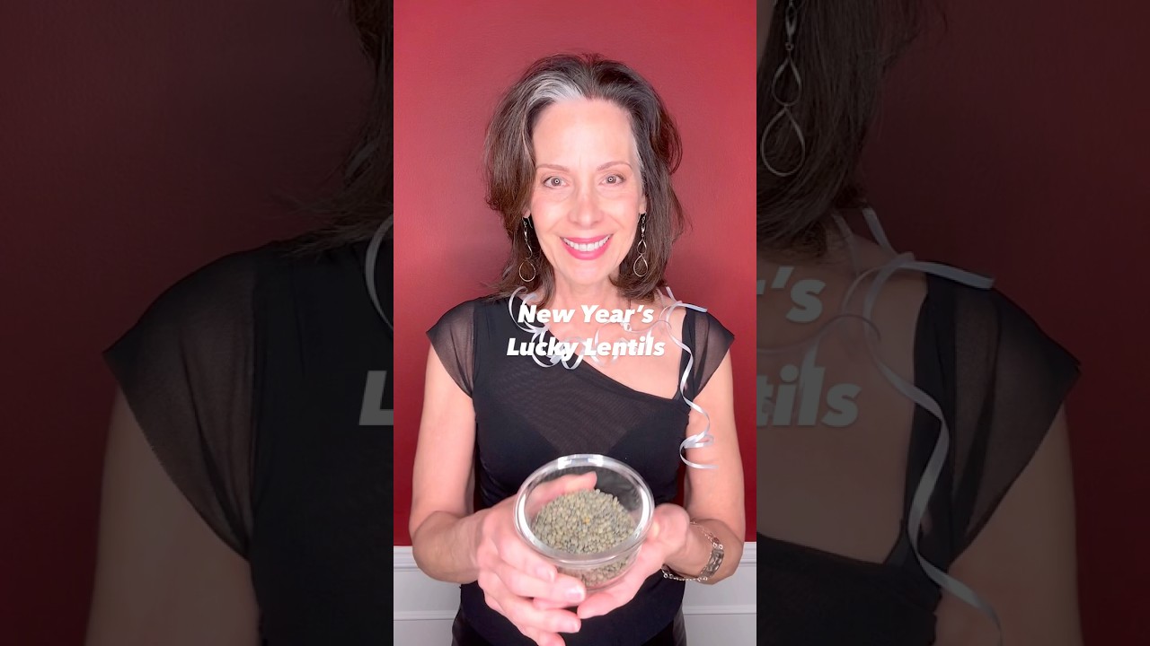 New Year’s Lucky Lentils #shorts New Year's Lucky Lentils #shorts