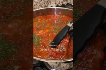 Steak Pizzaiola #italianfood #italianrecipe #dinnerideas #italiancooking #italiancuisine #italian