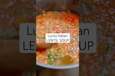 Italian Lentil Soup (Lentil Soup Recipe!) #lentils #lentilsoup