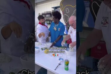 KODAK BLACK COOKING IN ITALY #kodakblack #viral #cooking #italy #rap
