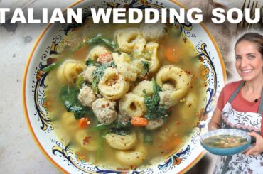 Italian Wedding Soup with Tortellini - Delicious Fall Recipe!