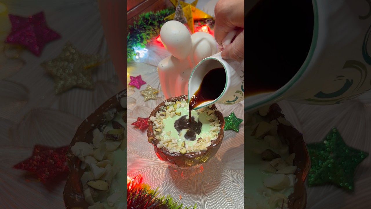 Pistachio Nutella AFFOGATO | Italian dessert | #dessert #affogato Pistachio Nutella AFFOGATO | Italian dessert | #dessert #affogato