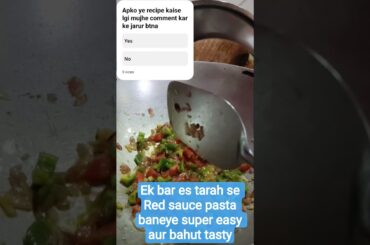 Red sause pasta#viral reel#pastalover #pastarecipe #healthy #indian food#italian food#less oil#yummy