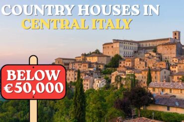 Incredible Property Deals In Central Italy! Affordable Italian Real Estate