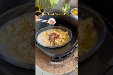 One Bowl creamy pasta using Agaro Airfryer | Easy mac n cheese recipe | Pasta recipes