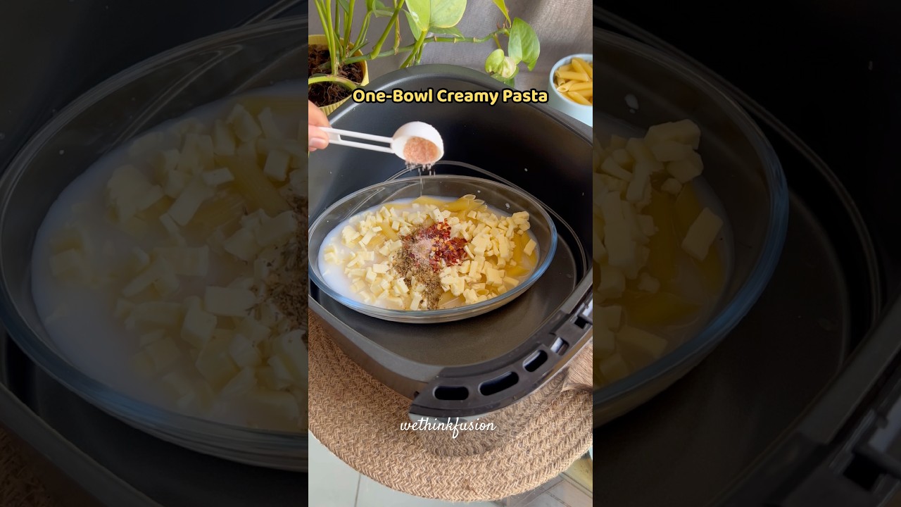 One Bowl creamy pasta using Agaro Airfryer | Easy mac n cheese recipe | Pasta recipes One Bowl creamy pasta using Agaro Airfryer | Easy mac n cheese recipe | Pasta recipes