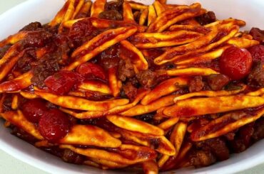 Rustic Italian sauce with pancetta and sausage