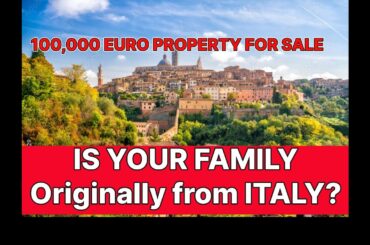 #131 IF YOU ARE OF ITALIAN HERITAGE? 100,000 EURO HOUSE FOR SALE & MAJELLACASE EXPERIENCE TOUR. HNY