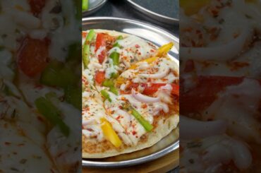 10-Minutes Veg Pizza Recipe | Easy Frying Pan Pizza #VegPizza #NoOvenPizza #PanPizza #quickrecipe