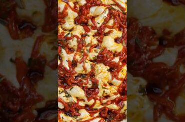 Caramelised Pepper Focaccia #recipe #cooking #food #vegan #focaccia